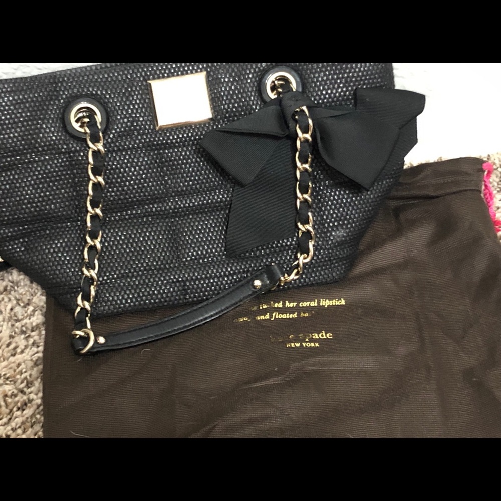 Kate Spade New York small straw tote
